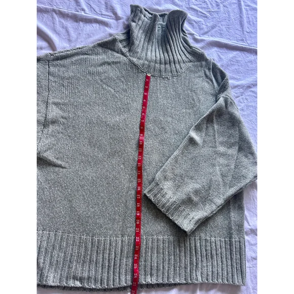 James Street Co Finn Turtleneck Sweater L/XL | 100% RWS Merino Wool | Oversized - Picture 7 of 12